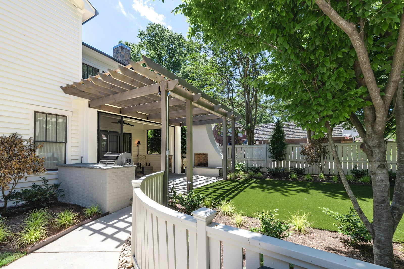 Aangelegde tuin — na renovatie